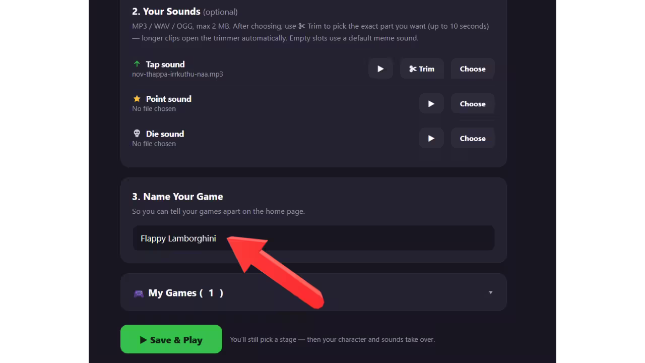 Naming the game and saving