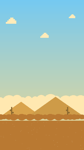Desert Dunes pixel theme
