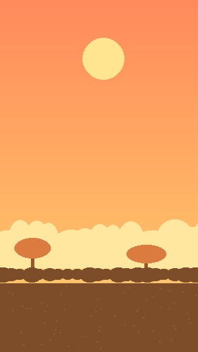 Sunrise Savanna pixel theme