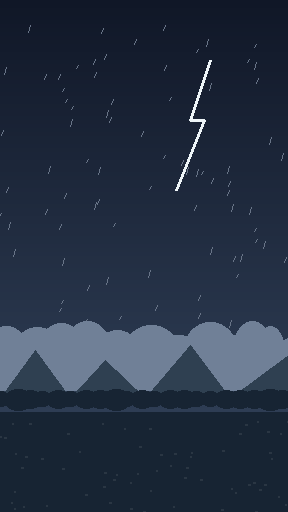 Storm Lightning pixel theme