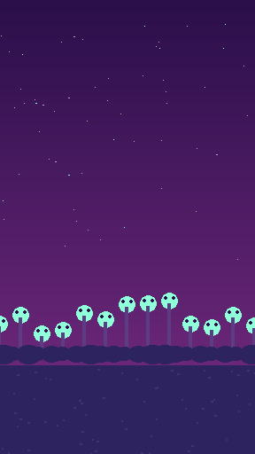 Alien Planet pixel theme